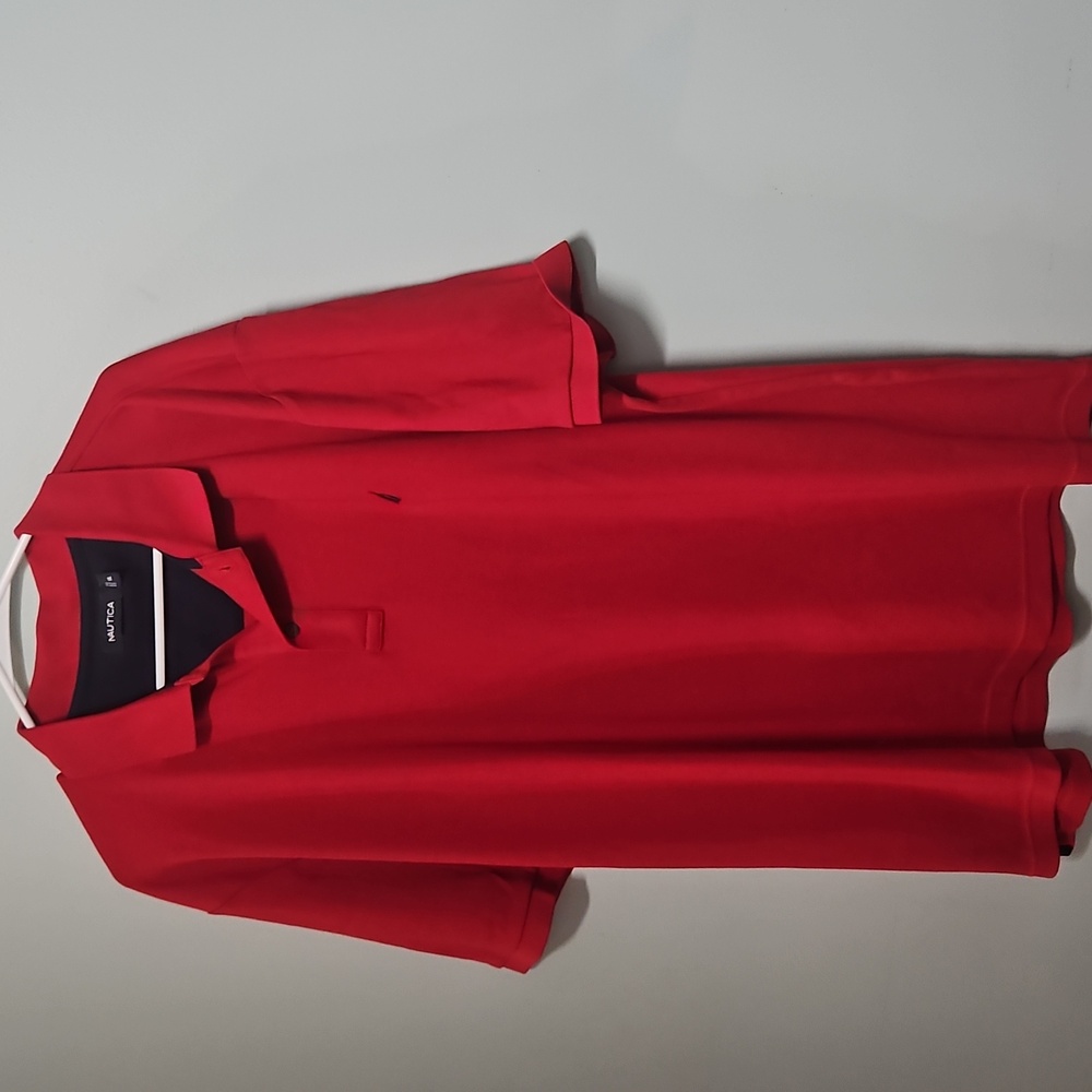 Nautica Men's Red Polo Shirt